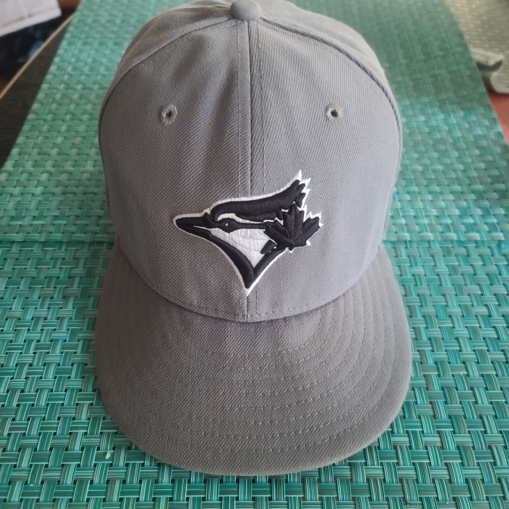 BLUE JAYS New Era Gray 59FIFTY Cap